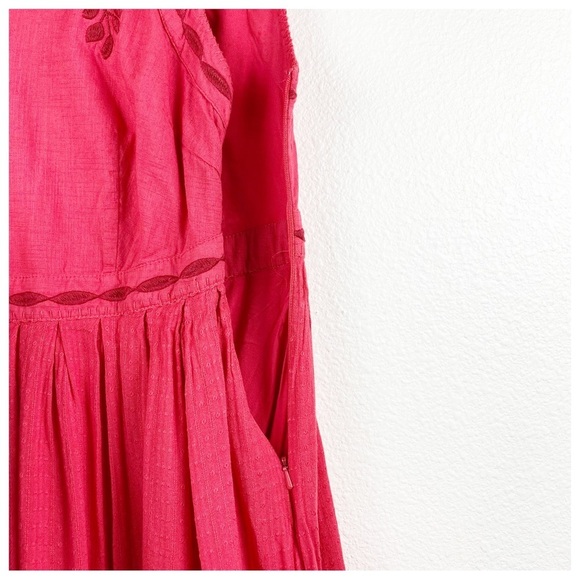 Free People Delightful Birds of Feather Dress in Paradise Coral Size‎ 0 - Picture 9 of 14